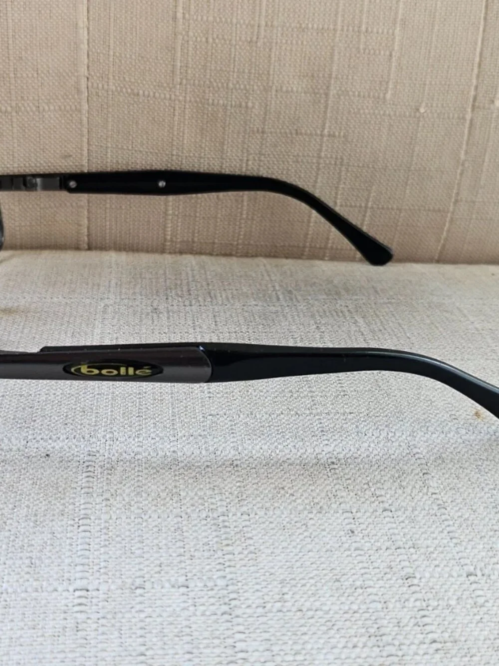 Vintage Bolle Eyeglasses Frame Gunmetal Tone Eyewear Glasses Made in Italy